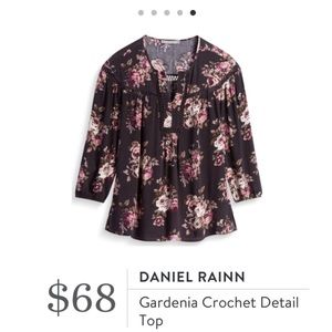 Gardenia Crochet Detail Top